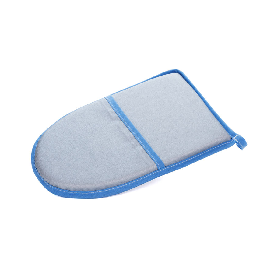 Bügelhandschuh Hellblauer Bügelhandschuh mit Aufhängeschlaufe