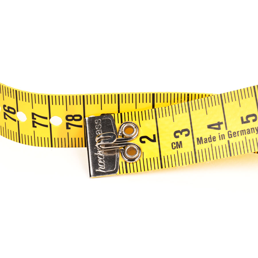 Mètre de taille avec crochet Mètre ruban de taille jaune avec crochet, profi-HK