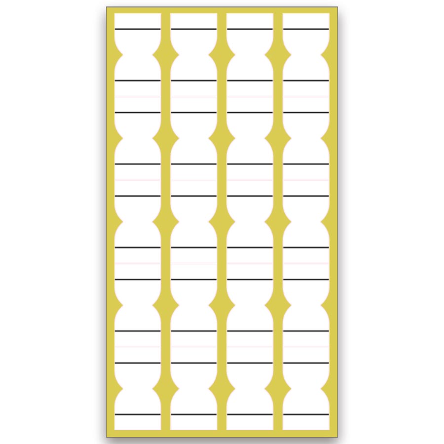 Selbstklebende Registeretiketten PATIN-A - 2er Pack weiss