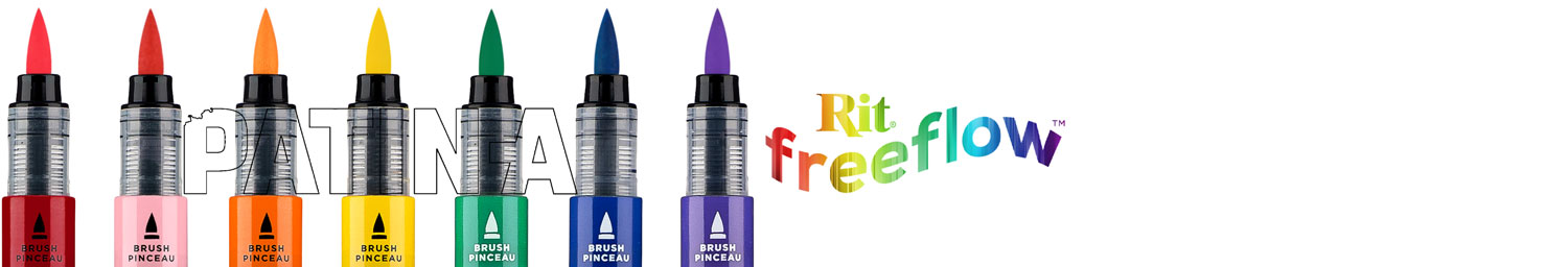 Rit Freeflow: Primary Colors - Textilmarker Farbkarte - Nuancier - Color Chart