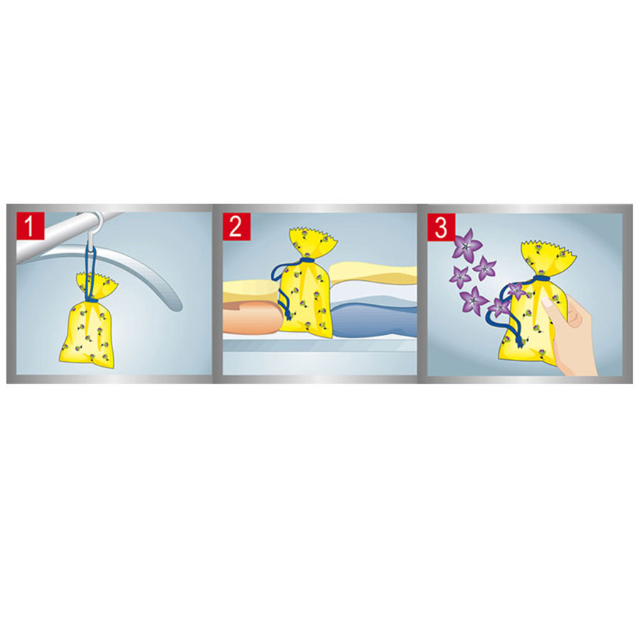 Aeroxon-Lavendelblueten-Mottenschutz-Anleitung