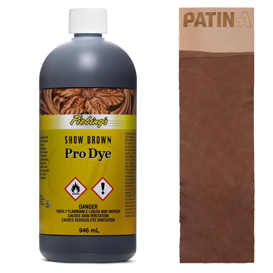 Fiebing’s Pro Dye Lederfarbe ist auf Öl- und Alkoholbasis und gilt in Fachkreisen als beste und hochwertigste Lederfarbe auf dem Markt.
