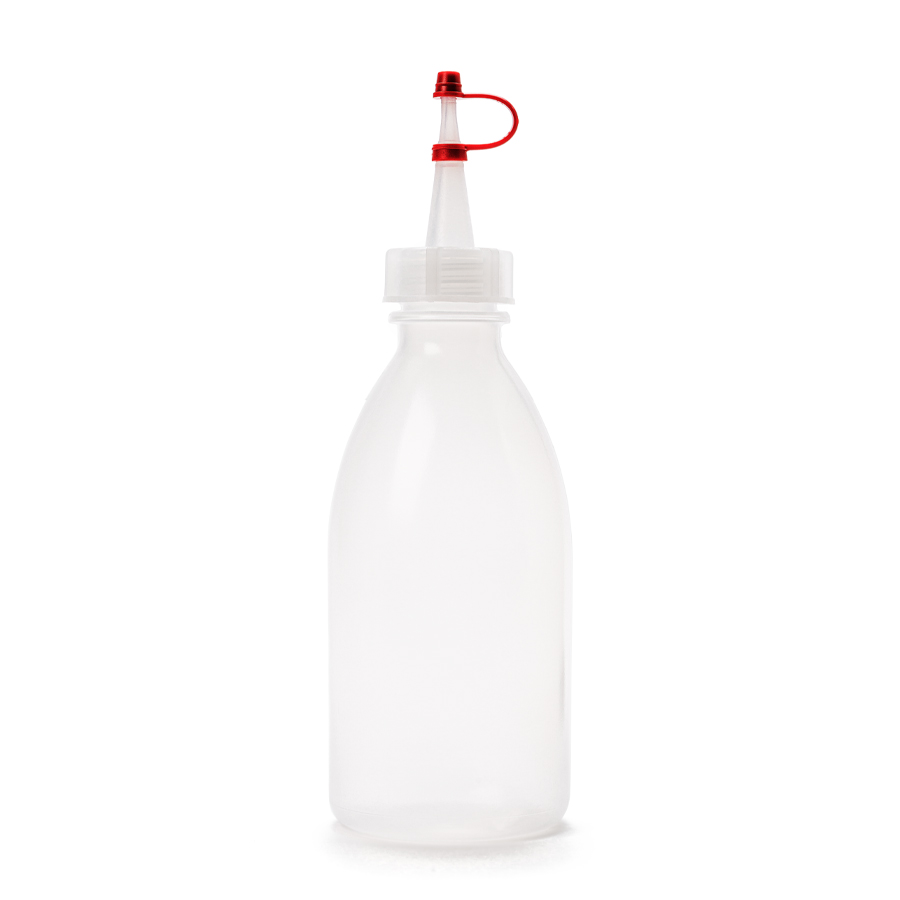Quetschflasche mit Tropferspitze Leere Quetschflasche mit Tropferspitze 250 ml