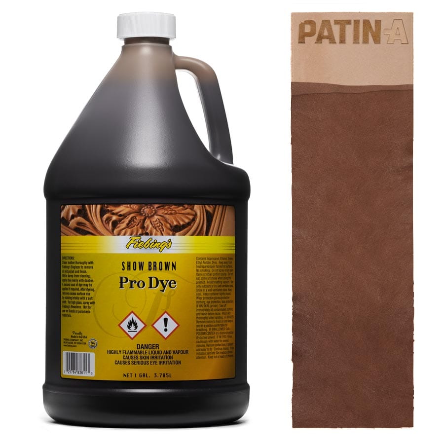 Fiebing’s Pro Dye Lederfarbe ist auf Öl- und Alkoholbasis und gilt in Fachkreisen als beste und hochwertigste Lederfarbe auf dem Markt.