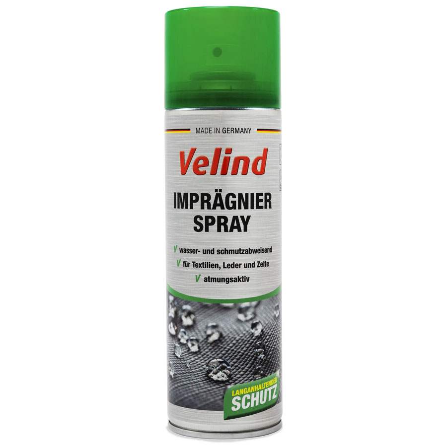 Velind waterproofing spray Can of Velind waterproofing spray