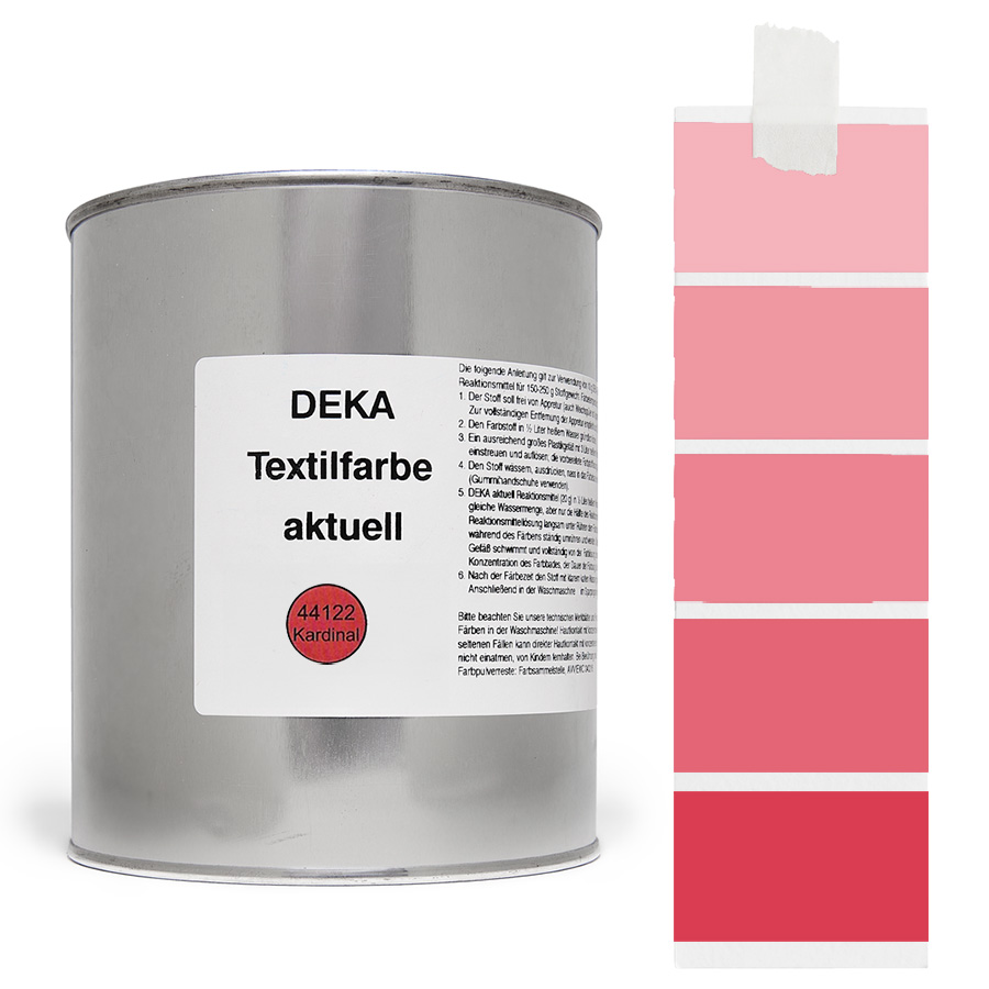 DEKA aktuell Kardinal 500 g Dose DEKA aktuell Textilfarbe Kardinal 500 g mit Farbverlauf