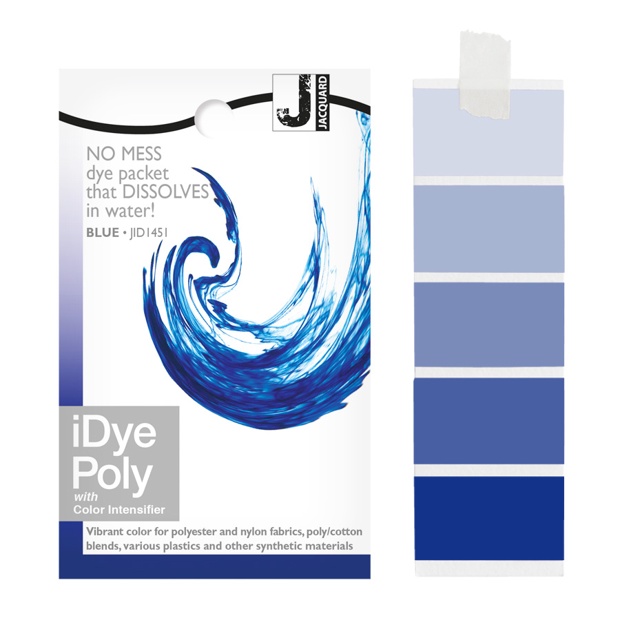 Jacquard iDye Poly 451 Blue 14 g Beutel Jacquard iDye Poly 451 Blue 14 g mit Farbverlauf, Textilfarbe für Polyester