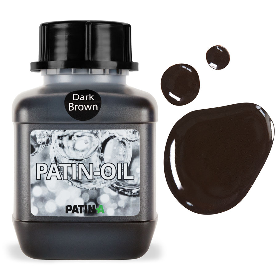 PATIN-OIL Dunkelbraun ist das ideale Patiniermittel für Schuh- & Textilpatinierung, Öl-Patinierung, Schuhpatinierung, Textilpatinierung, Kostümpatinierung, Kostümpatina, Textilpatina, PATIN-OIL, feuchte Patina, Schmutzränder