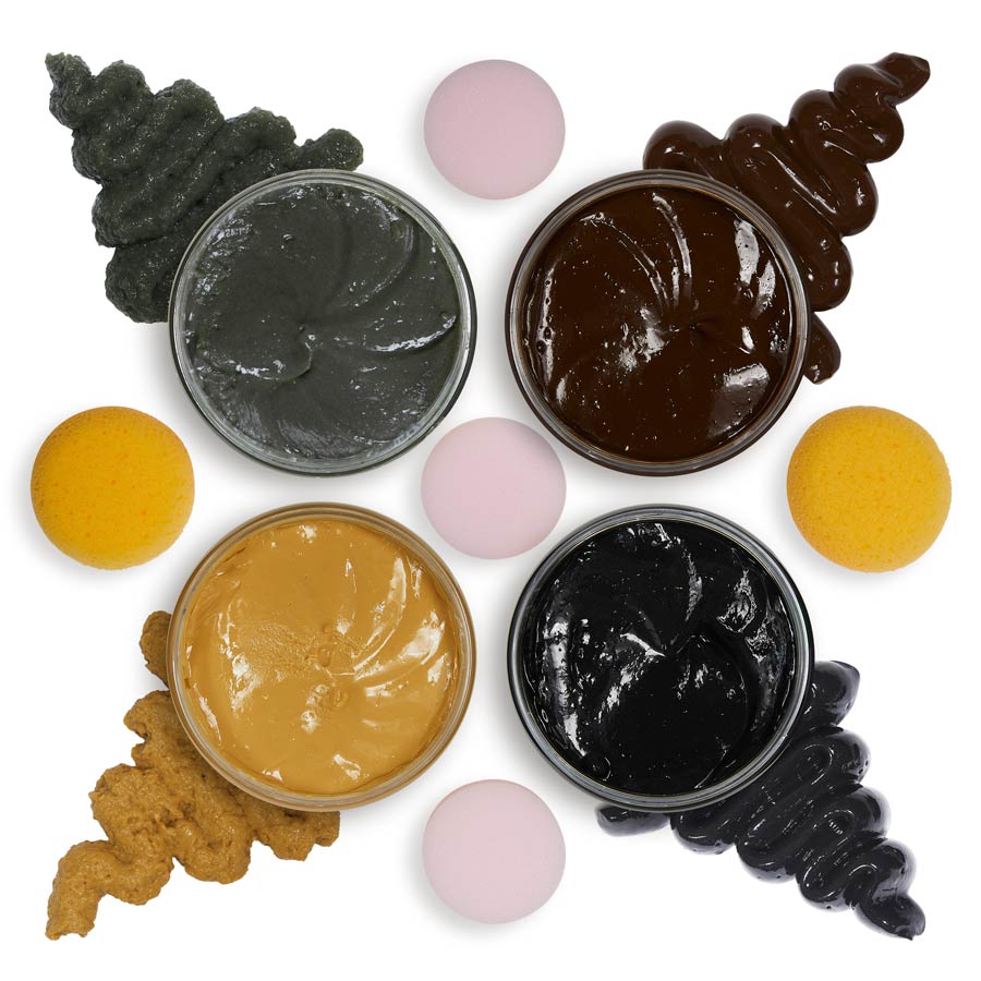 PATIN-GEL Starter-Set PATIN-GEL Starter-Set mit vier Farben und Schwämmen