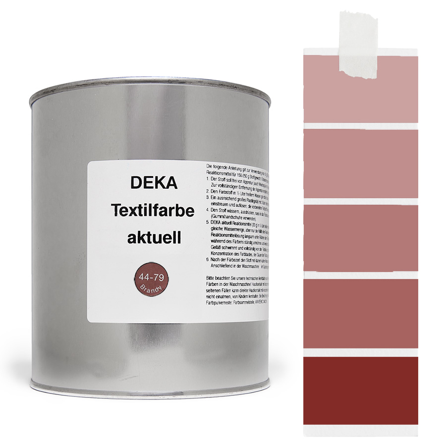 DEKA aktuell Brandy 500 g Dose DEKA aktuell Textilfarbe Brandy 500 g mit Farbverlauf