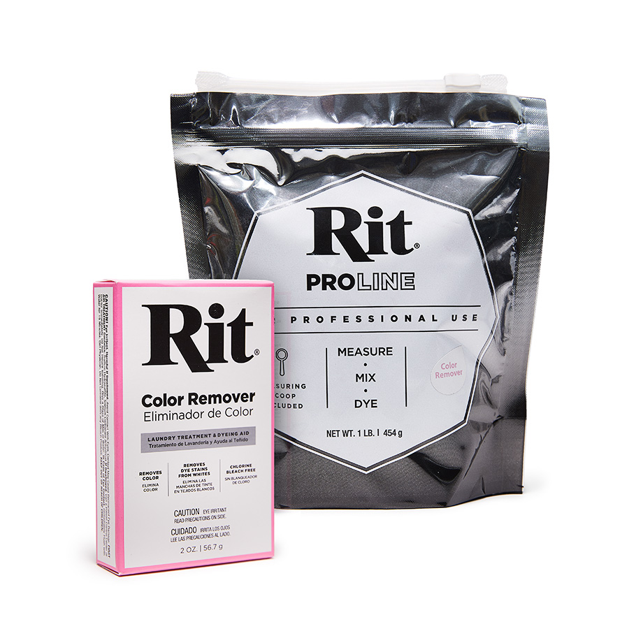 Rit Color Remover Décolorant Rit Color Remover en boîte et en sachet ProLine 454 g