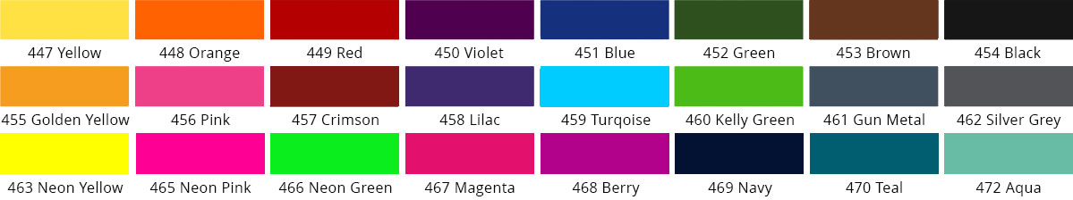 iDye Poly Farbkarte 2026 New Colors