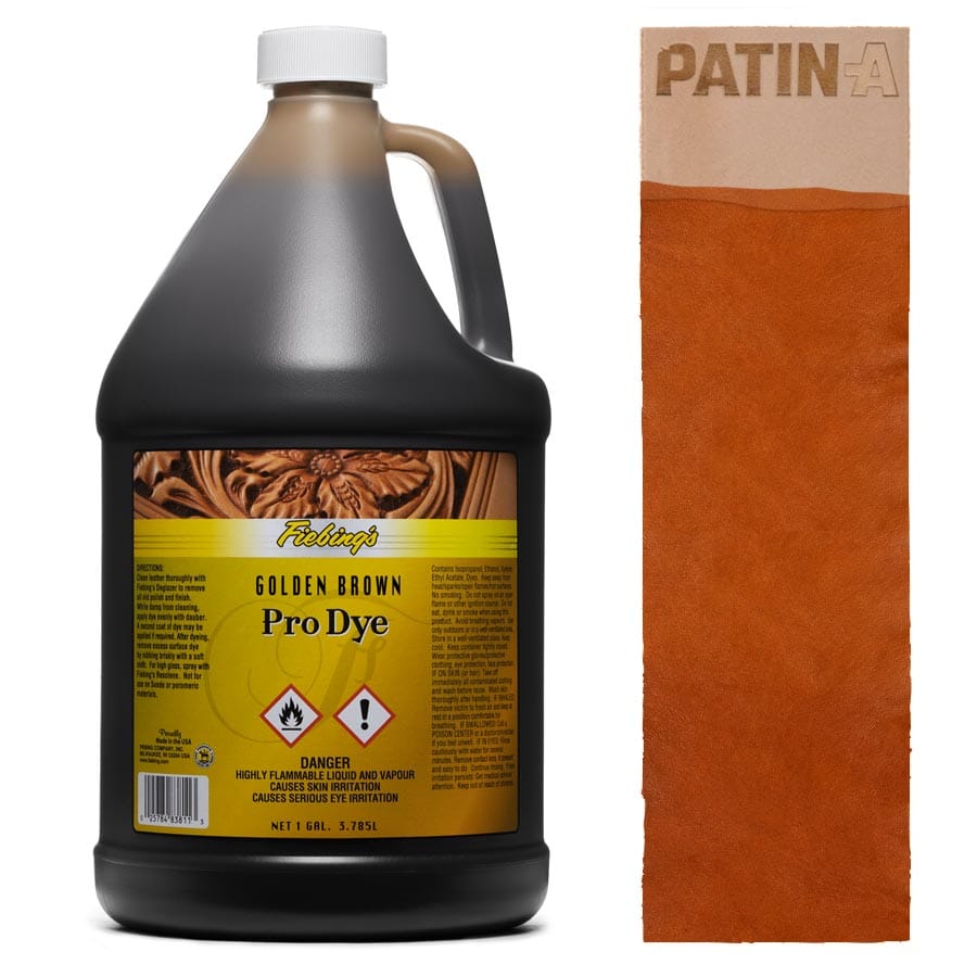 Fiebing’s Pro Dye Lederfarbe ist auf Öl- und Alkoholbasis und gilt in Fachkreisen als beste und hochwertigste Lederfarbe auf dem Markt.