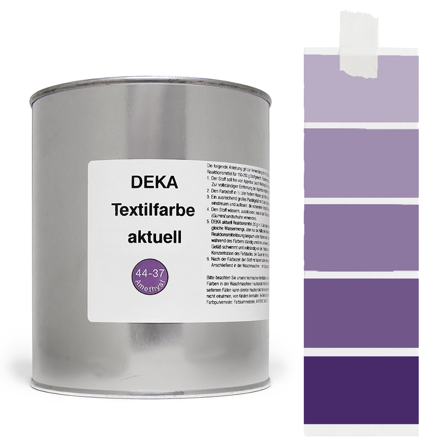 DEKA aktuell Amethyst 500 g Dose DEKA aktuell Textilfarbe Amethyst 500 g mit Farbverlauf