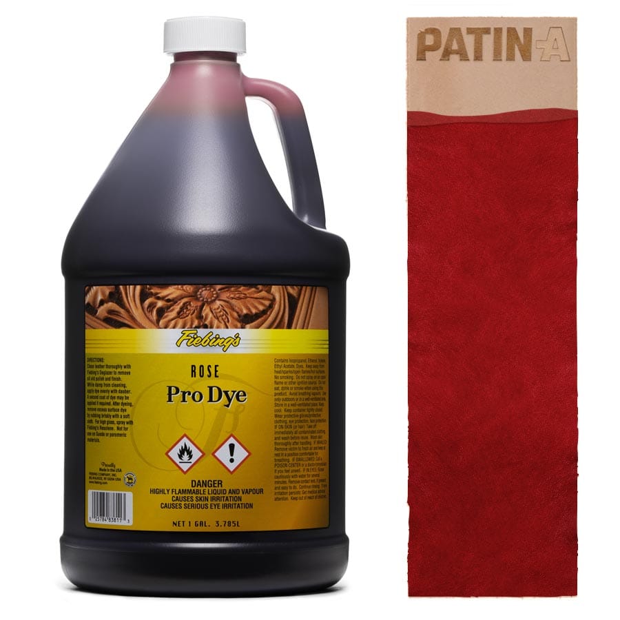Fiebing’s Pro Dye Lederfarbe ist auf Öl- und Alkoholbasis und gilt in Fachkreisen als beste und hochwertigste Lederfarbe auf dem Markt.
