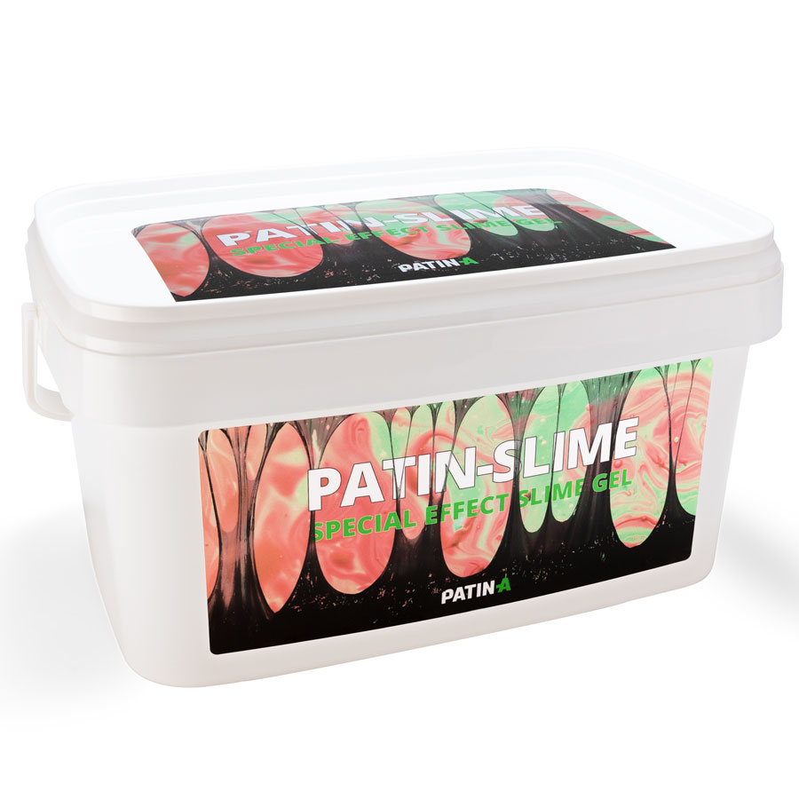 Patin-Slime 5000ml is suitable for all areas of equipment. Creature designers can create saliva threads on alien teeth just as easily as slippery, slimy monsters. 