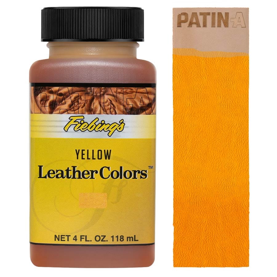 Fiebing's Leather Colors 118 ml Yellow, water-based leather dye