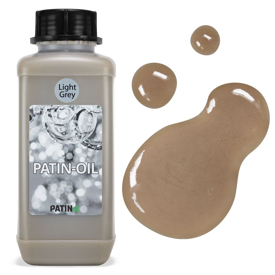 PATIN-OIL Hellgrau ist das ideale Patiniermittel für Schuh- & Textilpatinierung, Öl-Patinierung, Schuhpatinierung, Textilpatinierung, Kostümpatinierung, Kostümpatina, Textilpatina, PATIN-OIL, feuchte Patina, Schmutzränder