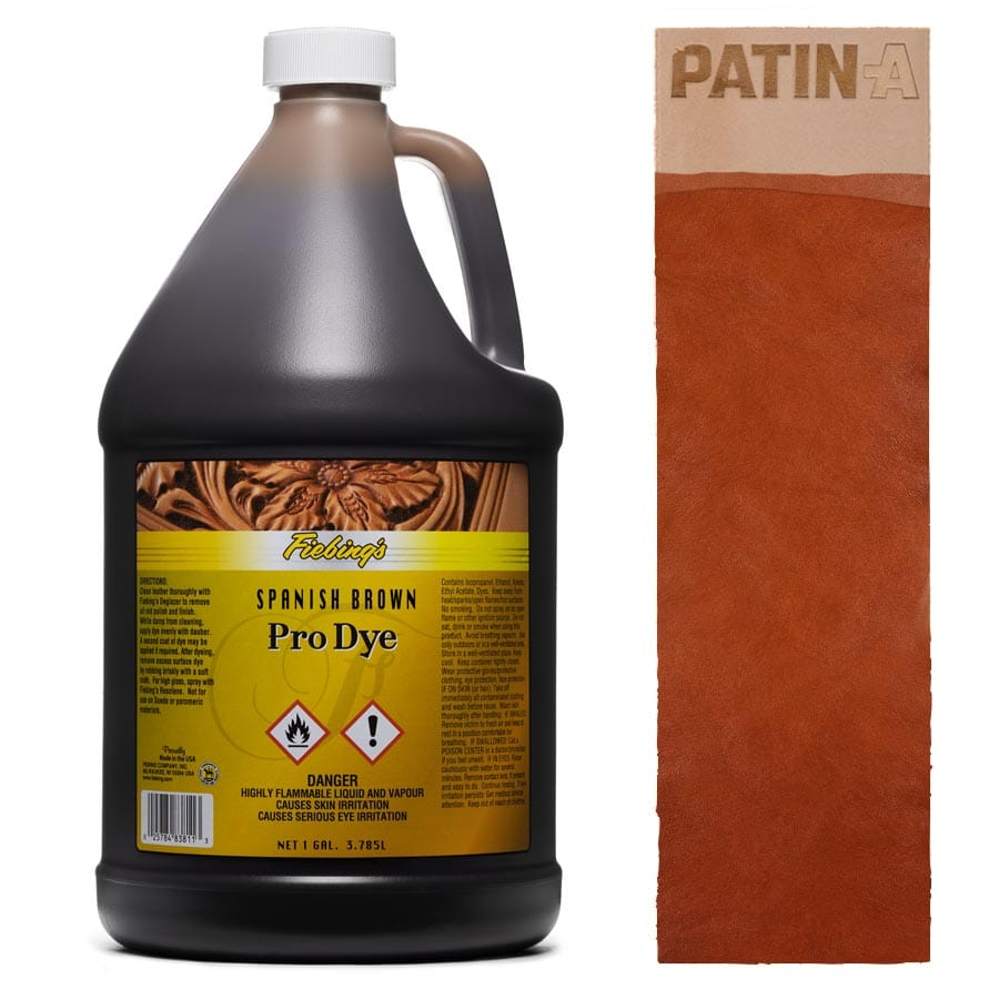 Fiebing’s Pro Dye Lederfarbe ist auf Öl- und Alkoholbasis und gilt in Fachkreisen als beste und hochwertigste Lederfarbe auf dem Markt.