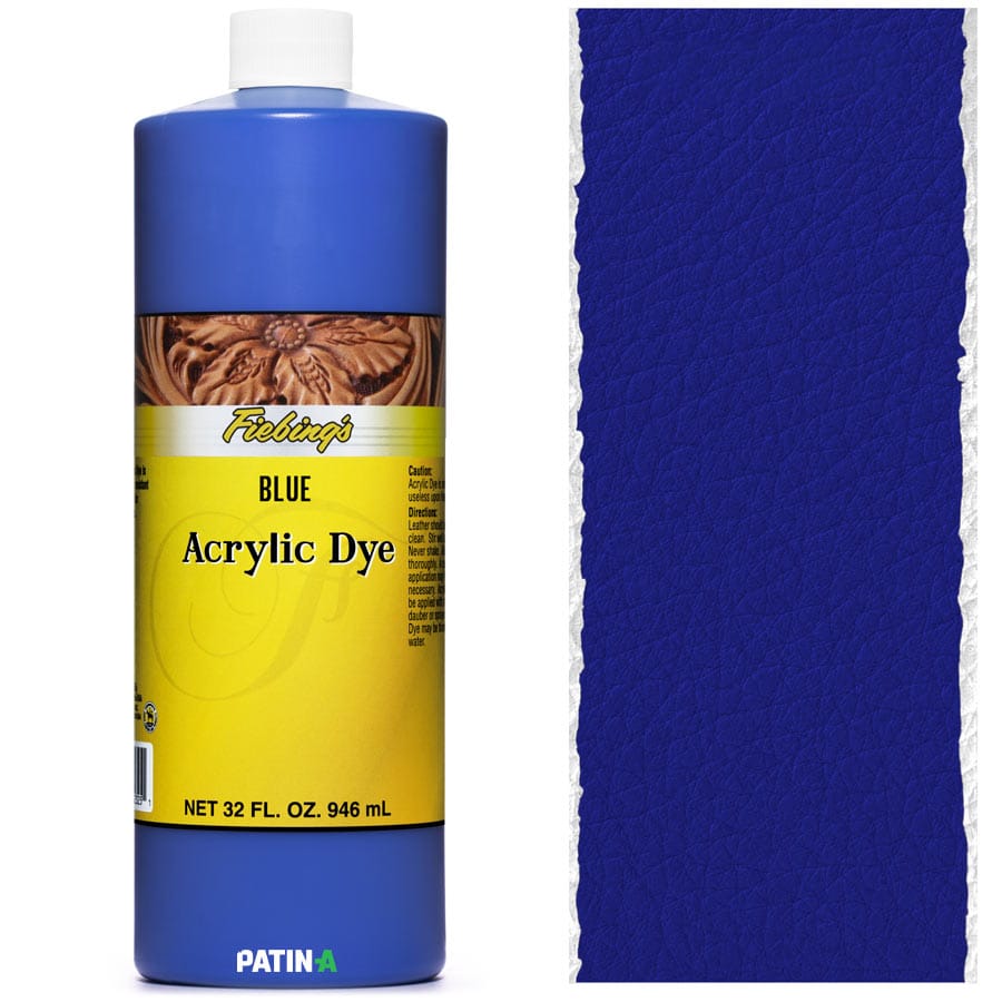 Fiebing’s Acrylic Leather Dye, 11 flexible, stark deckende Acryllederfarben, um dunkle Leder heller zu färben o. zum Malen