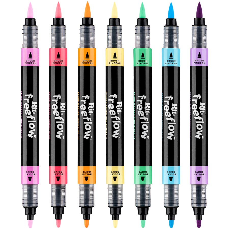 Freeflow Marker Jellied Bright - Textile Marker  - einzelne Stifte