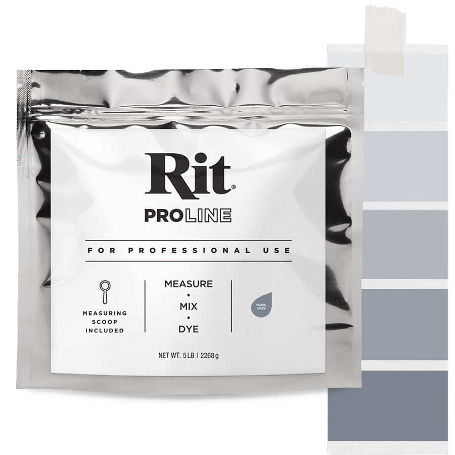 Rit ProLine Pearl Grey 2267 g Beutel Rit ProLine Universal-Textilfarbe Pearl Grey 2267 g mit Farbverlauf