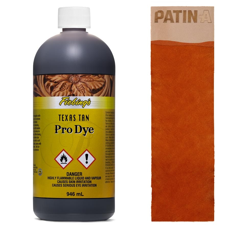 Fiebing’s Pro Dye Lederfarbe ist auf Öl- und Alkoholbasis und gilt in Fachkreisen als beste und hochwertigste Lederfarbe auf dem Markt.