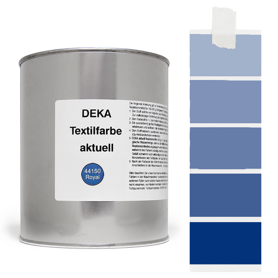 DEKA aktuell Royal 500 g Dose DEKA aktuell Textilfarbe Royal 500 g mit Farbverlauf