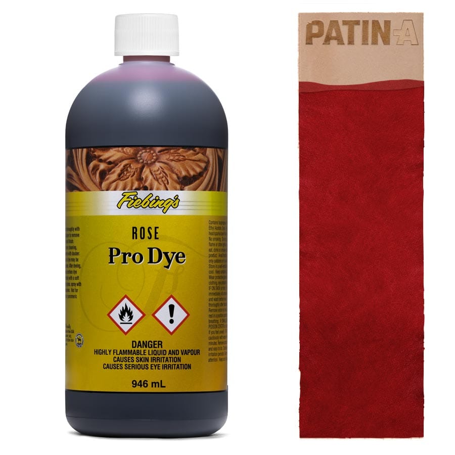 Fiebing’s Pro Dye Lederfarbe ist auf Öl- und Alkoholbasis und gilt in Fachkreisen als beste und hochwertigste Lederfarbe auf dem Markt.
