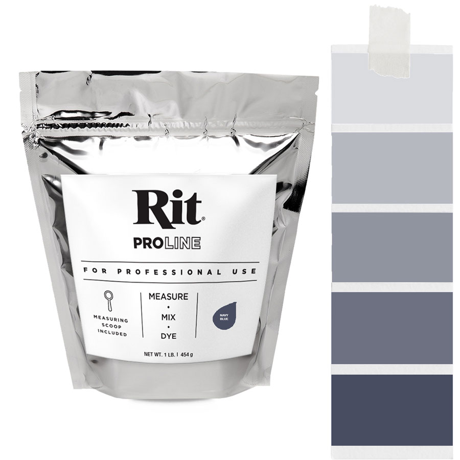 Rit ProLine Navy Blue 454 g Beutel Rit ProLine 454 g Navy Blue mit Farbmustern in Marineblau