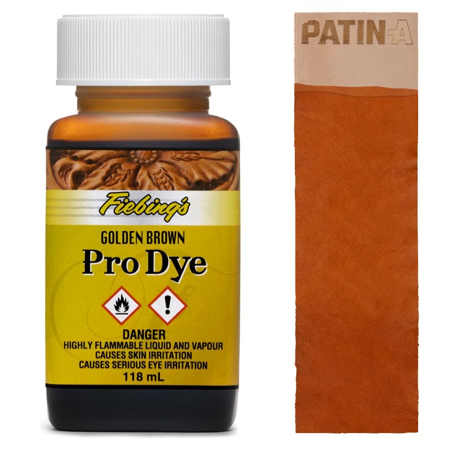 Fiebing’s Pro Dye Lederfarbe ist auf Öl- und Alkoholbasis und gilt in Fachkreisen als beste und hochwertigste Lederfarbe auf dem Markt.