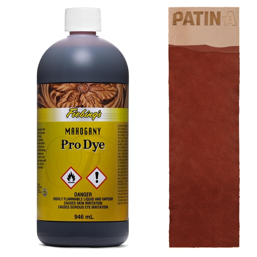 Fiebing’s Pro Dye Lederfarbe ist auf Öl- und Alkoholbasis und gilt in Fachkreisen als beste und hochwertigste Lederfarbe auf dem Markt.