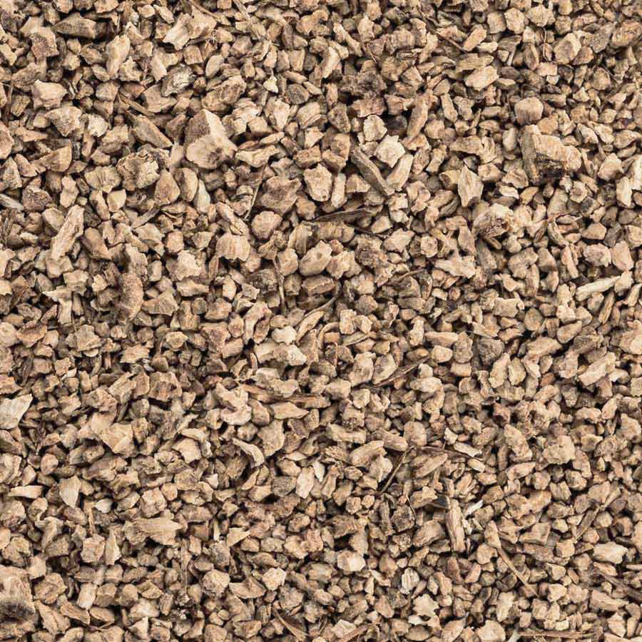 Cork granulate with a diameter between 0.5 and 2 mm produces great surface structures.   Granulated cork is absolutely essential for SFX distressings: e.g. dirt, blood crusts, burns, explosions, mould, rust, moss, algae etc.