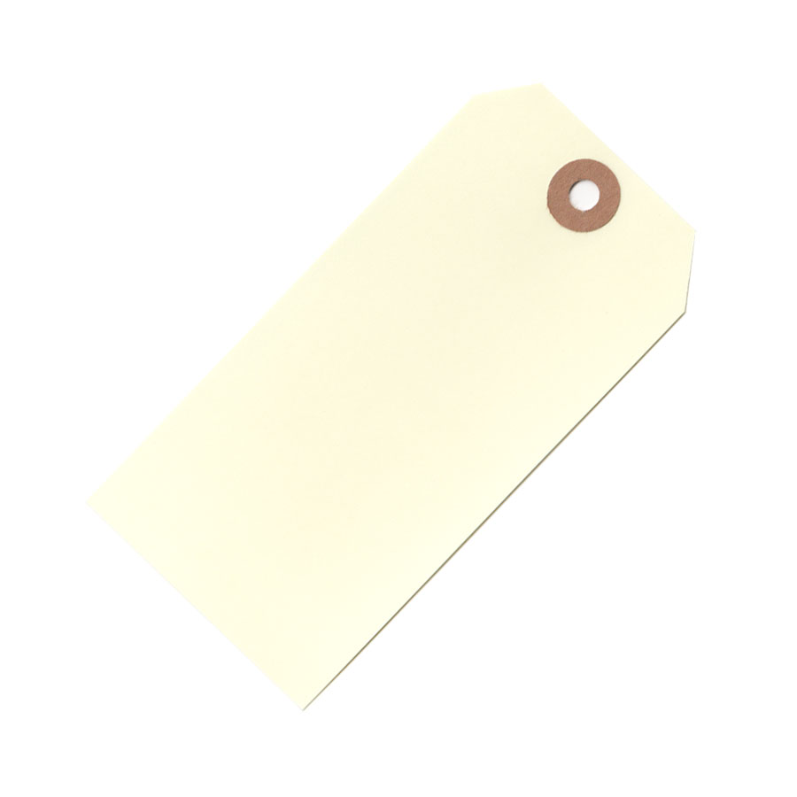 Anproben-Anhänger farbig - Manila Tag - Beige