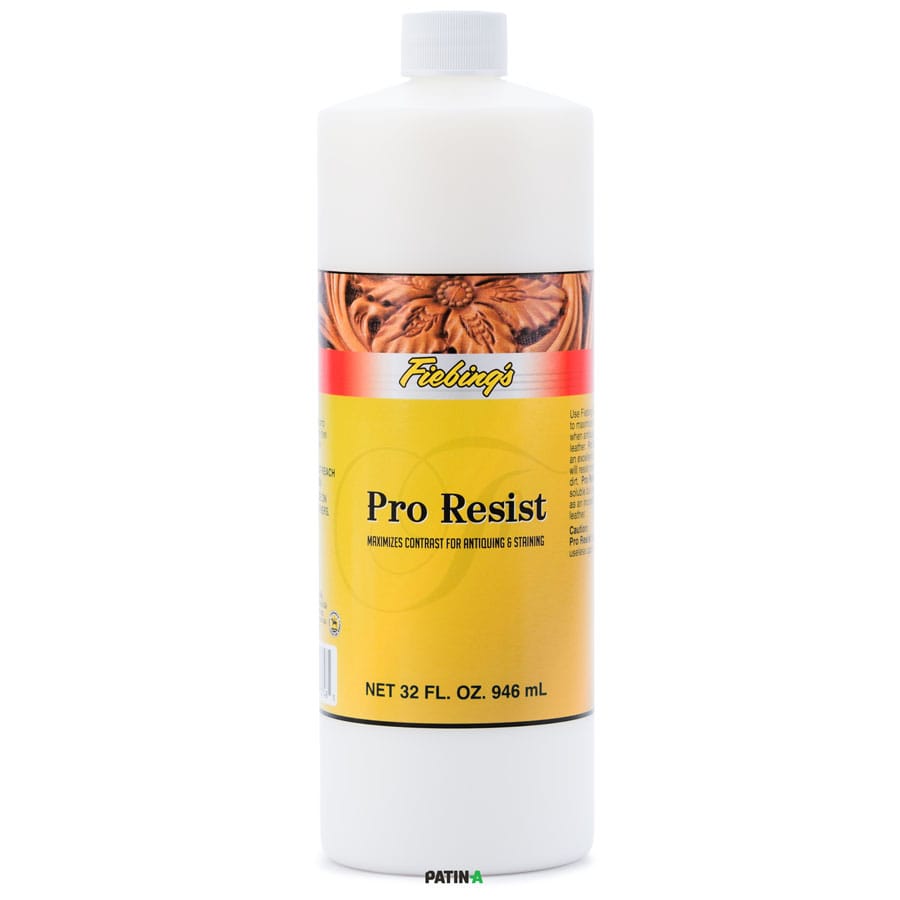 Fiebing's Pro Resist ist ein neuartiges Produkt, welches speziell als Farbblocker für's Antikfinishen von Punzierarbeiten entwickelt wurde.