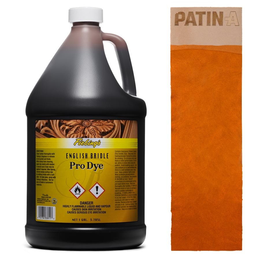Fiebing’s Pro Dye Lederfarbe ist auf Öl- und Alkoholbasis und gilt in Fachkreisen als beste und hochwertigste Lederfarbe auf dem Markt.