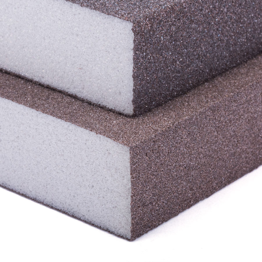 Sanding sponge detail Sanding sponges P60 and P100, detail
