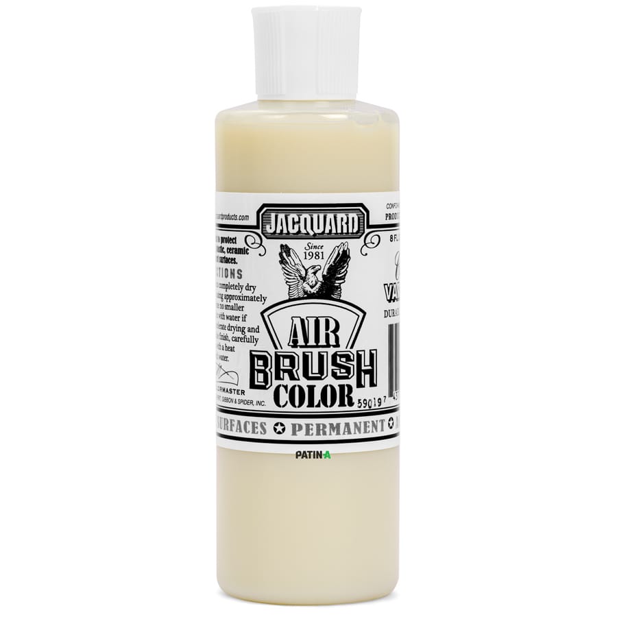 Jacquard Airbrush Clear Varnish is a clear protective varnish. It is applied to the smooth surface after airbrushing.