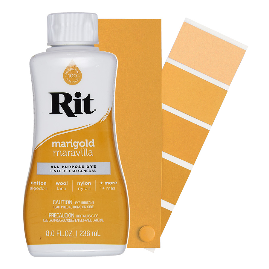 Rit All-Purpose Dye Marigold 236 ml Flasche Rit All-Purpose Dye flüssig Marigold 236 ml mit Farbverlauf