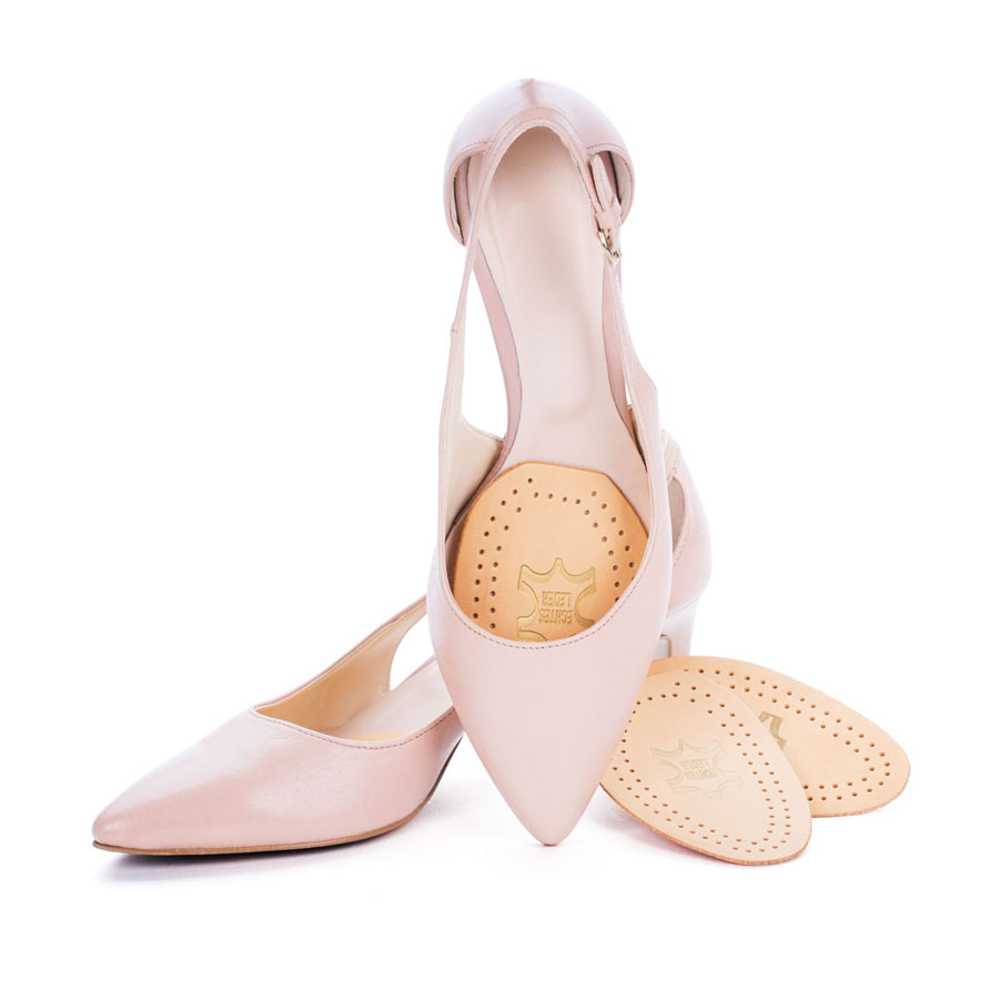 Demi-semelle JOMA Escarpins roses avec demi-semelles JOMA en cuir