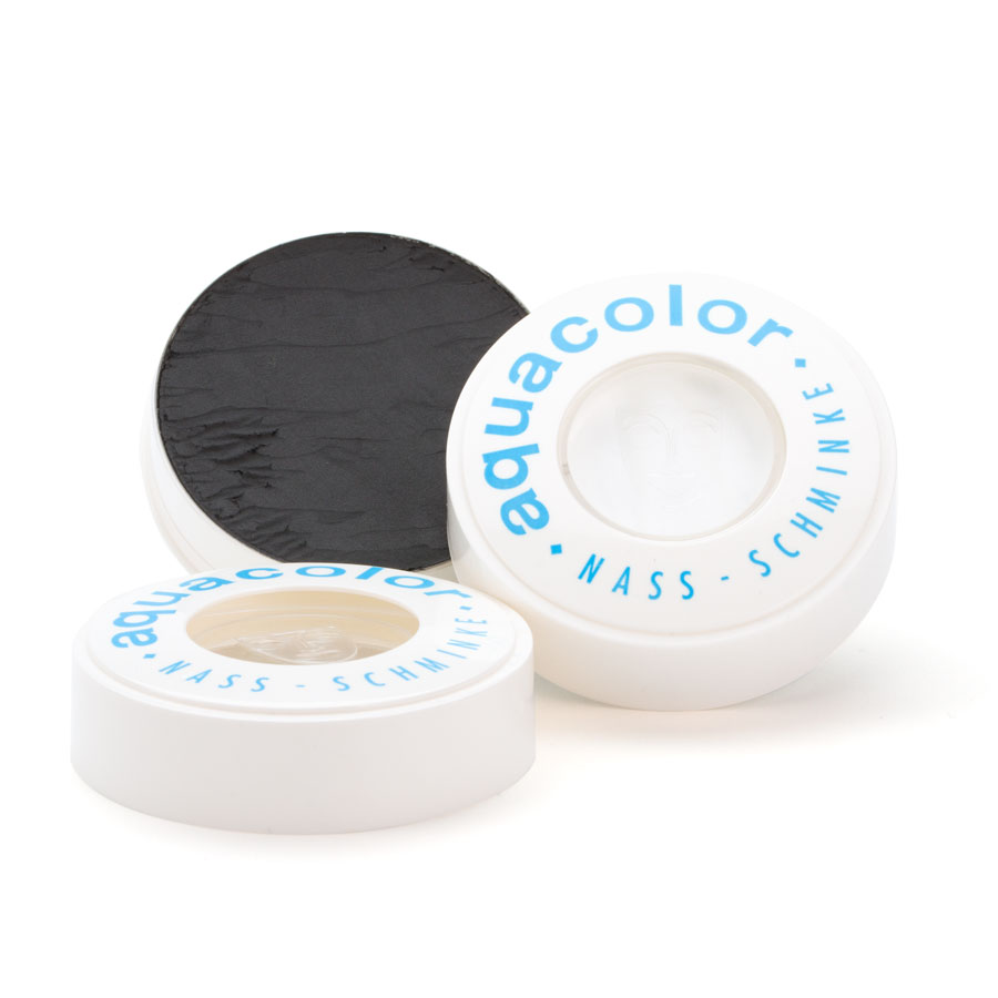 Kryolan Aquacolor 30 ml Drei Dosen Kryolan Aquacolor 30 ml, eine geöffnet in Schwarz