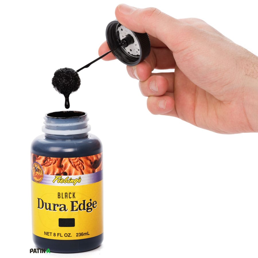 Fiebing's Dura Edge is a flexible and extremely durable premium edge finish