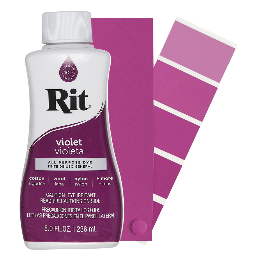 Rit All-Purpose Dye Violet 236 ml Flasche Rit All-Purpose Dye flüssig Violet 236 ml mit Farbverlauf