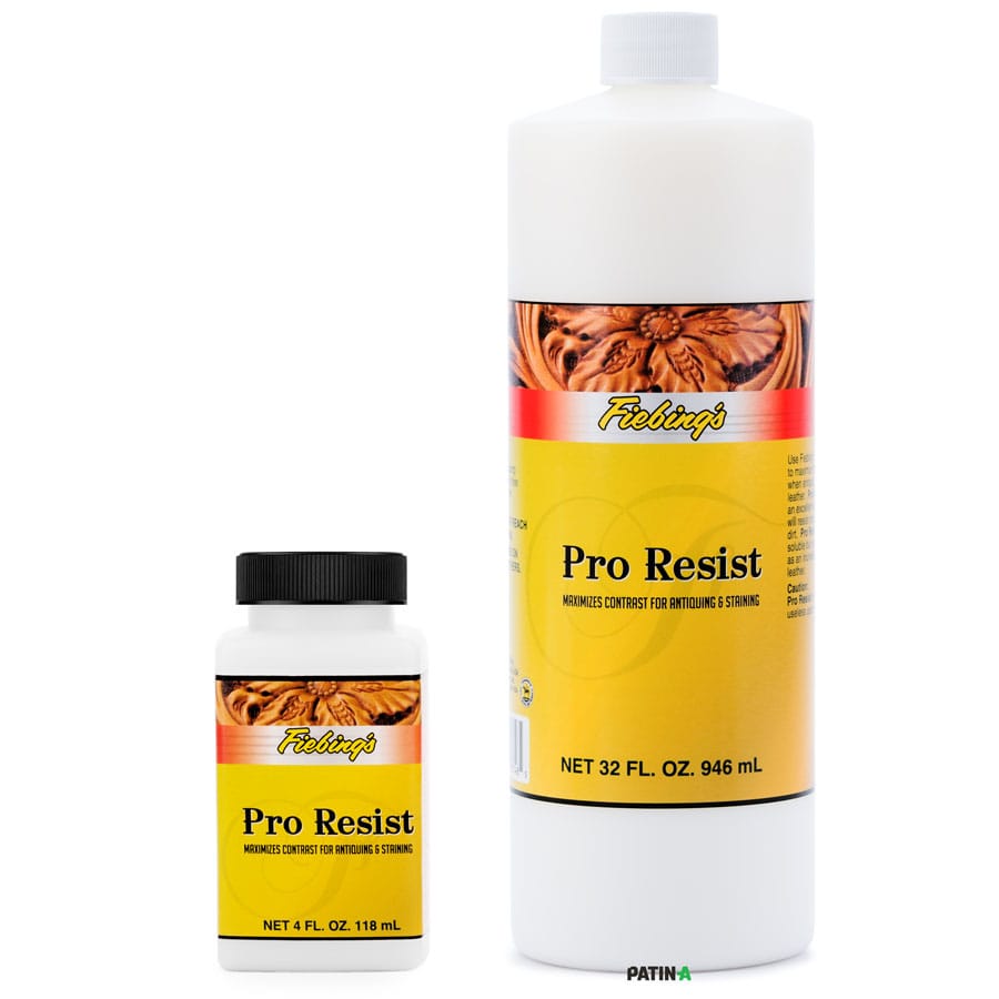 Fiebing's Pro Resist ist ein neuartiges Produkt, welches speziell als Farbblocker für's Antikfinishen von Punzierarbeiten entwickelt wurde.