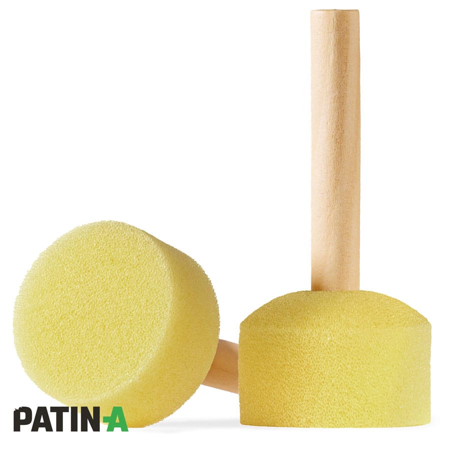 Ein 4er-Set Schaumstoff-Stupfpinsel mit verschiedenen Durchmessern. Perfekt zum Patinieren, Schablonieren oder Tupftechniken