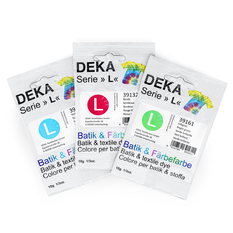 DEKA L Batikfarbe 10 g Drei Beutel DEKA L Batik- und Färbefarbe 10 g