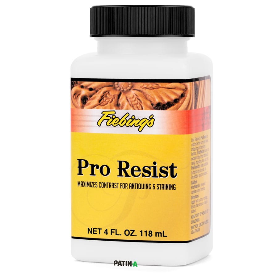 Fiebing's Pro Resist ist ein neuartiges Produkt, welches speziell als Farbblocker für's Antikfinishen von Punzierarbeiten entwickelt wurde.