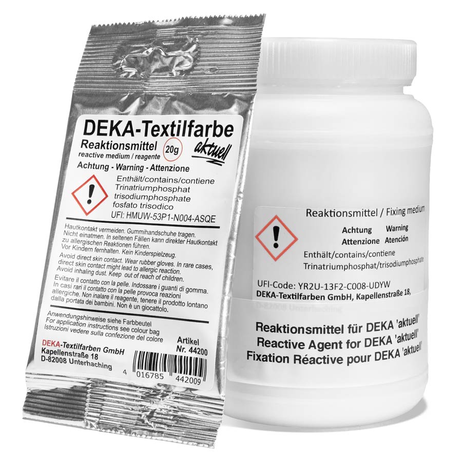 Reaktionsmittel für 'Deka aktuell‘, 500g Behälter und 20g Tüte