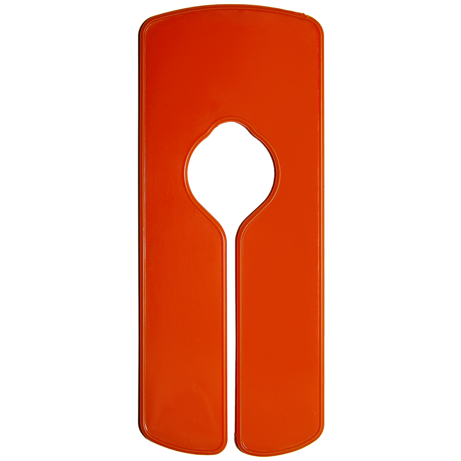 Größentrenner Orange Größentrenner Orange für Kleiderstangen mit Öffnung zum Aufstecken