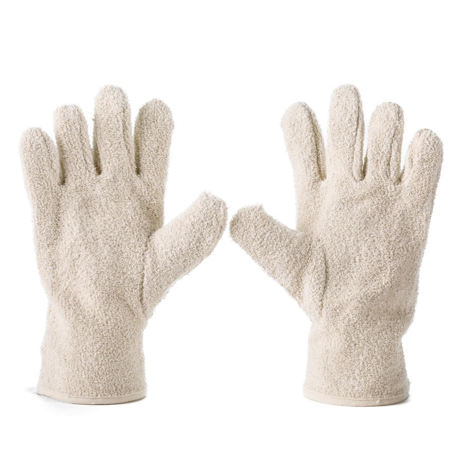 frottee-handschuhe